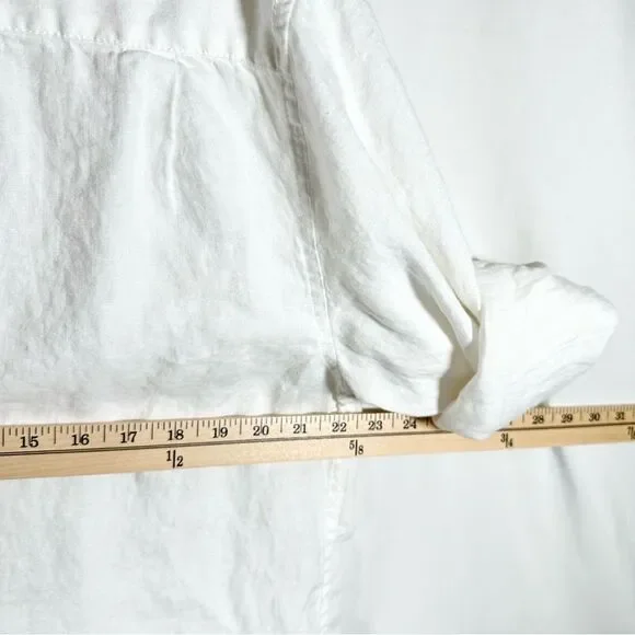 Ocean & Coast White Linen Button Down - Picture 13 of 14